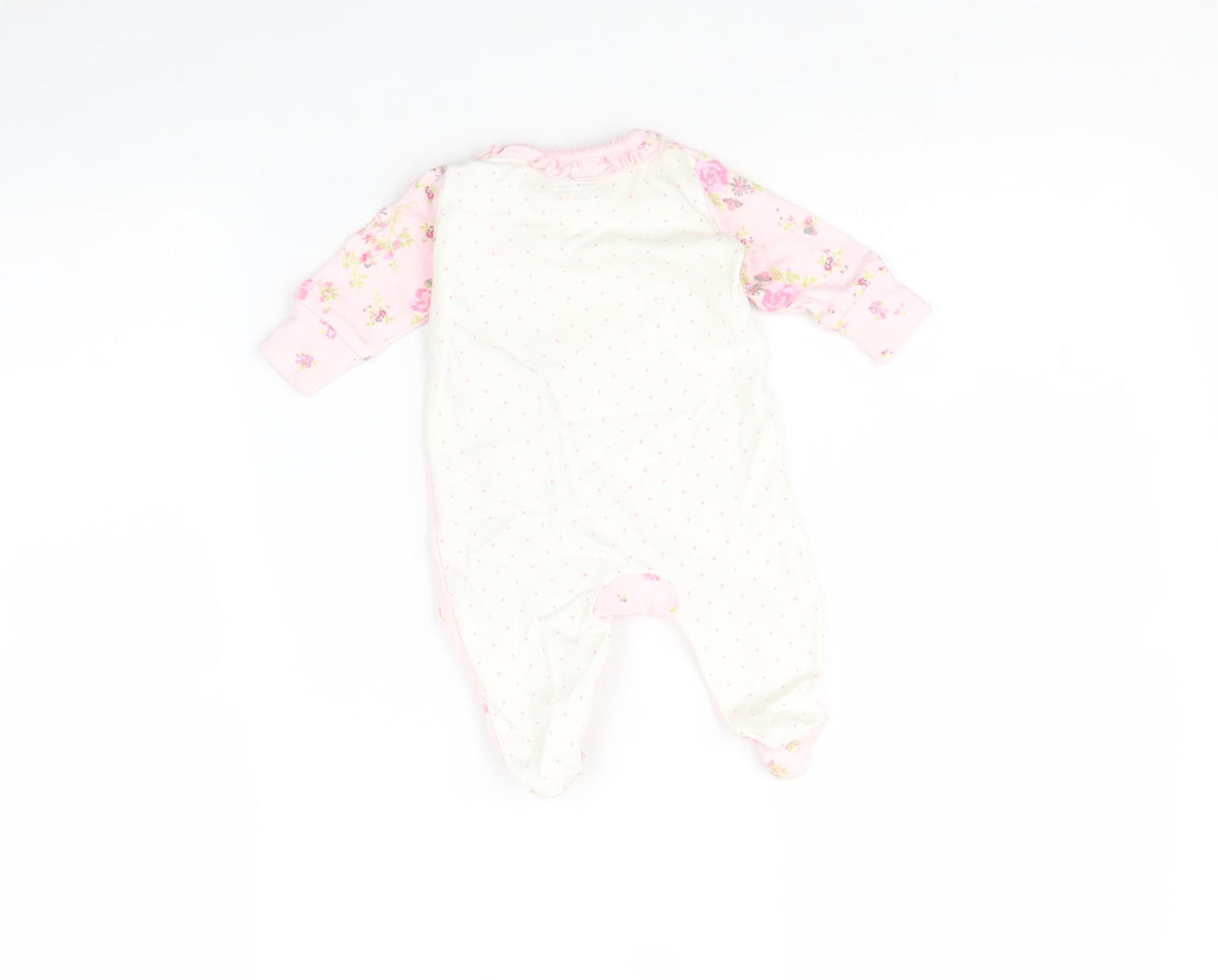 NEXT Baby Pink Floral  Babygrow One-Piece Size Newborn
