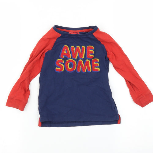 TU Baby Blue Striped  Basic T-Shirt Size 18-24 Months  - Awesome