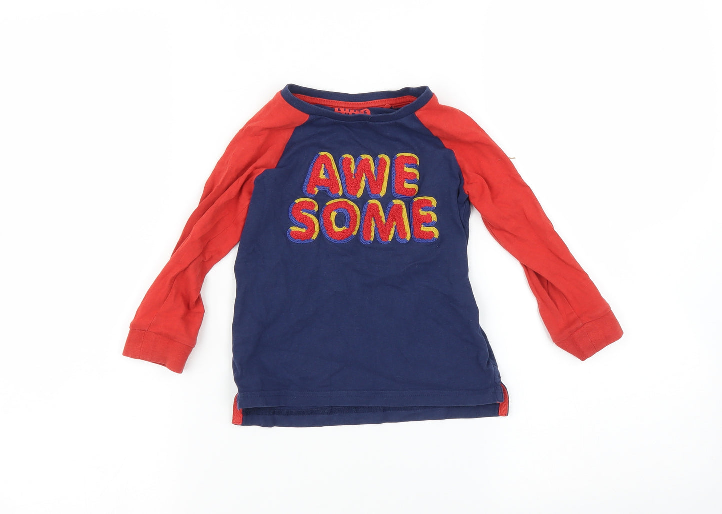 TU Baby Blue Striped  Basic T-Shirt Size 18-24 Months  - Awesome