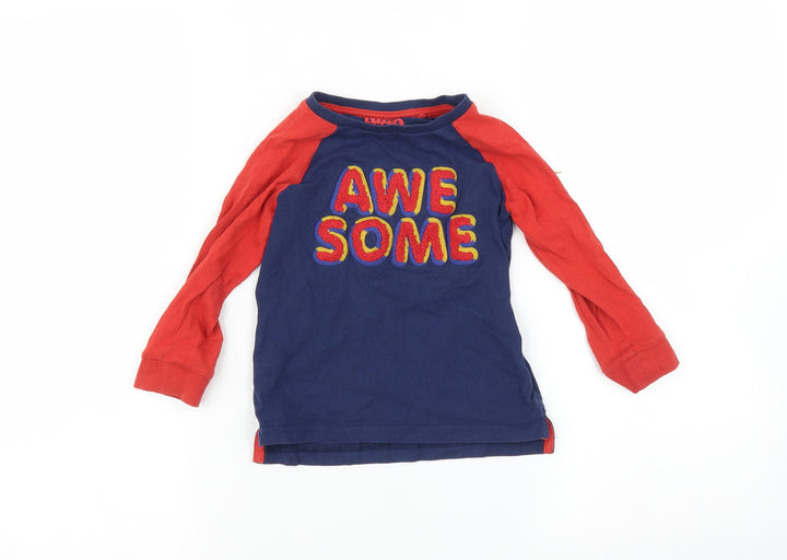 TU Baby Blue Striped Basic T-Shirt Size 18-24 Months - Awesome