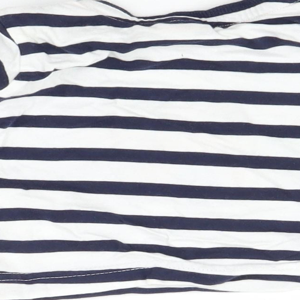 Bluezoo Baby Multicoloured Striped  Basic T-Shirt Size 3-6 Months