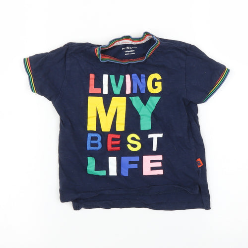 Primark Baby Blue   Basic T-Shirt Size 18-24 Months  - Living my best life