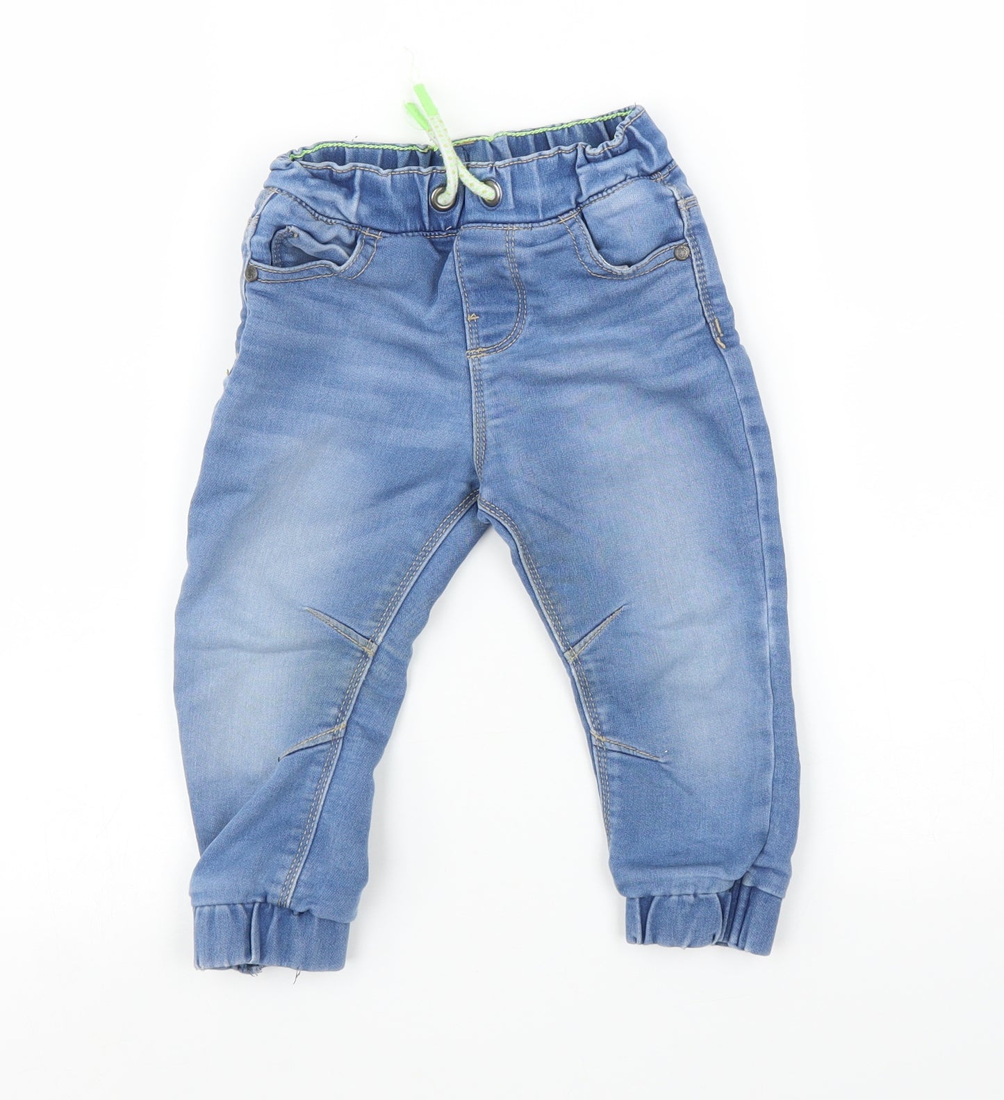 F&F Baby Blue   Jogger Trousers Size 18-24 Months