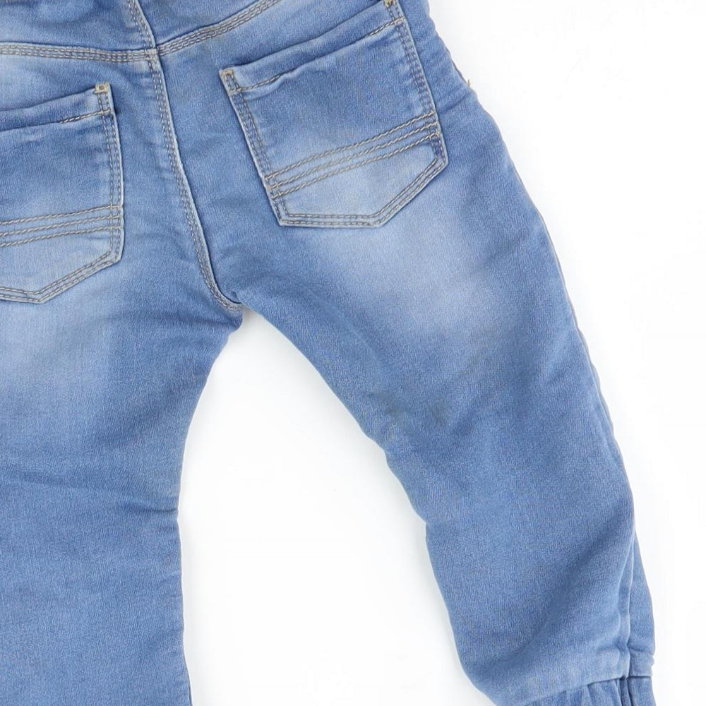F&F Baby Blue   Jogger Trousers Size 18-24 Months