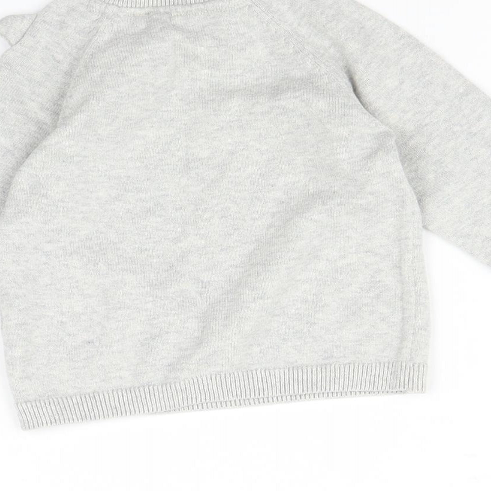 TU Baby Grey   Pullover Jumper Size 9-12 Months  - Dinosaur