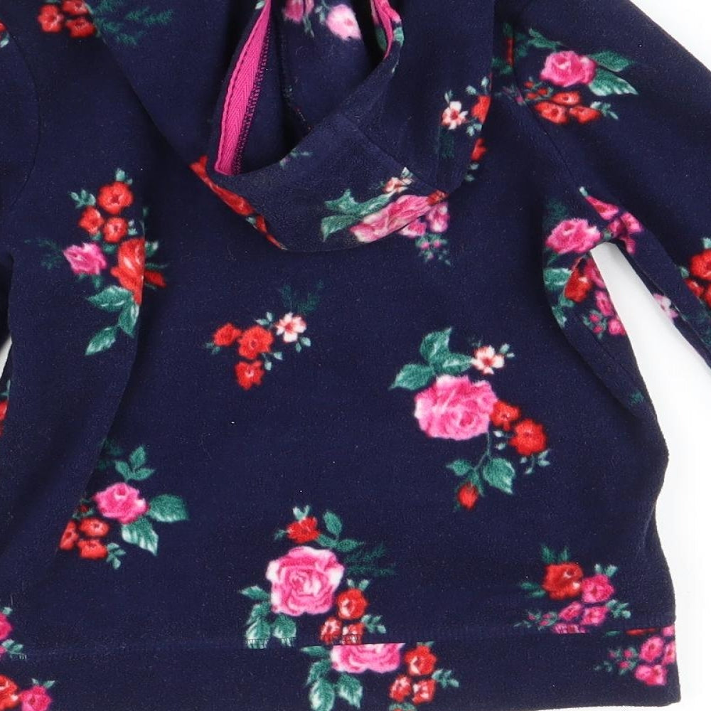 George Girls Multicoloured Floral   Hoodie Size 6-7 Years
