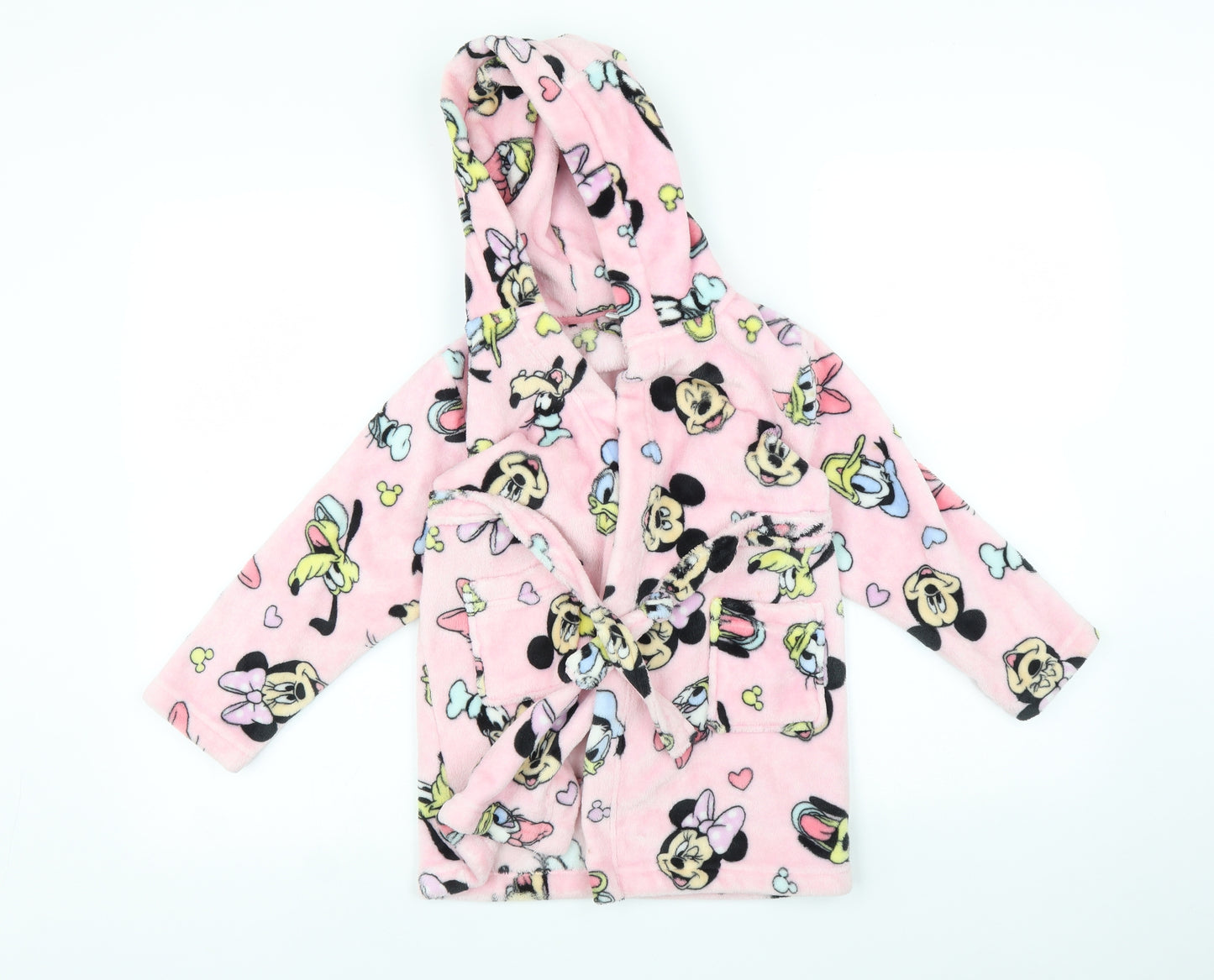 Disney Girls Multicoloured    Robe Size 6 Years  - Minnie Mouse