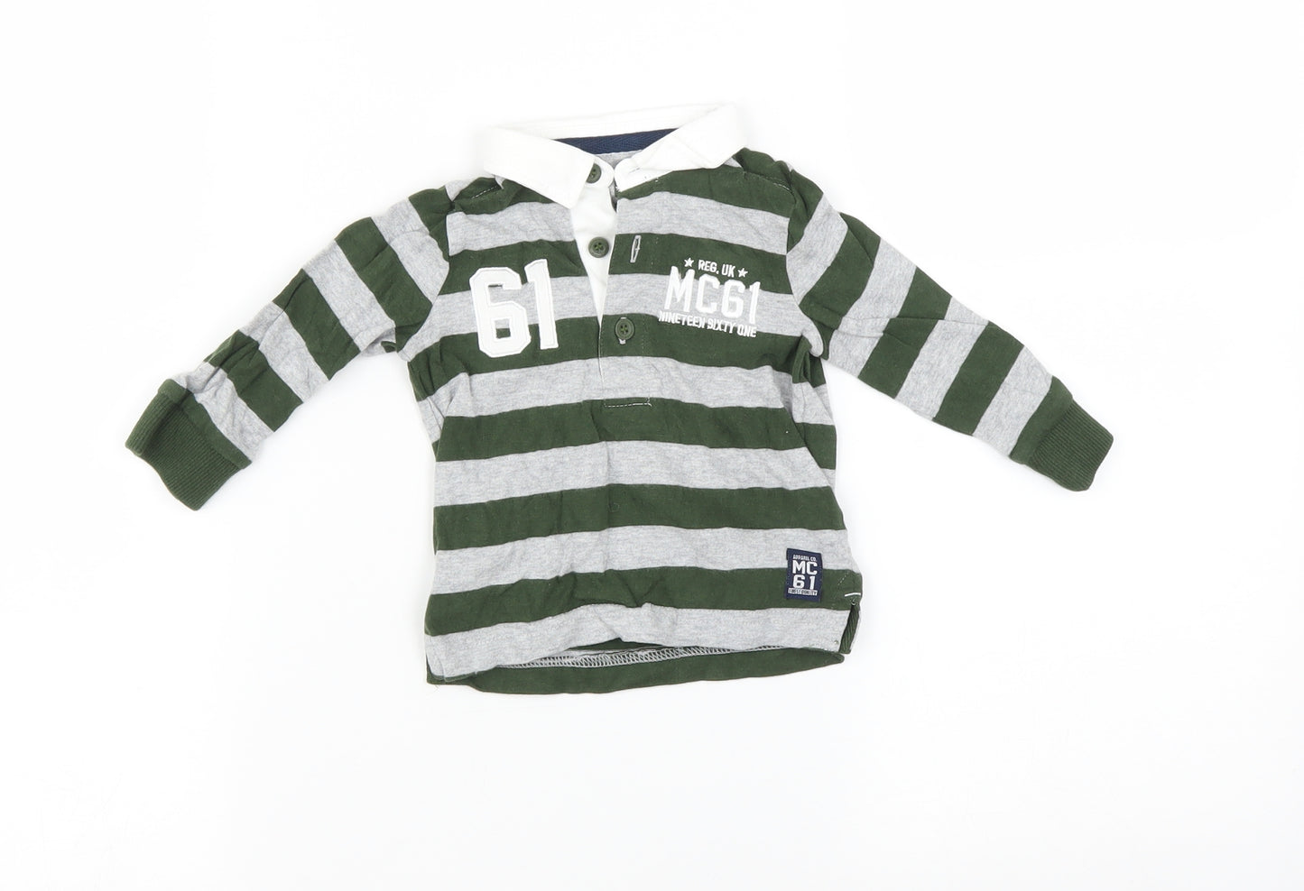 M Baby Multicoloured Striped   Polo Size 3-6 Months  - 61