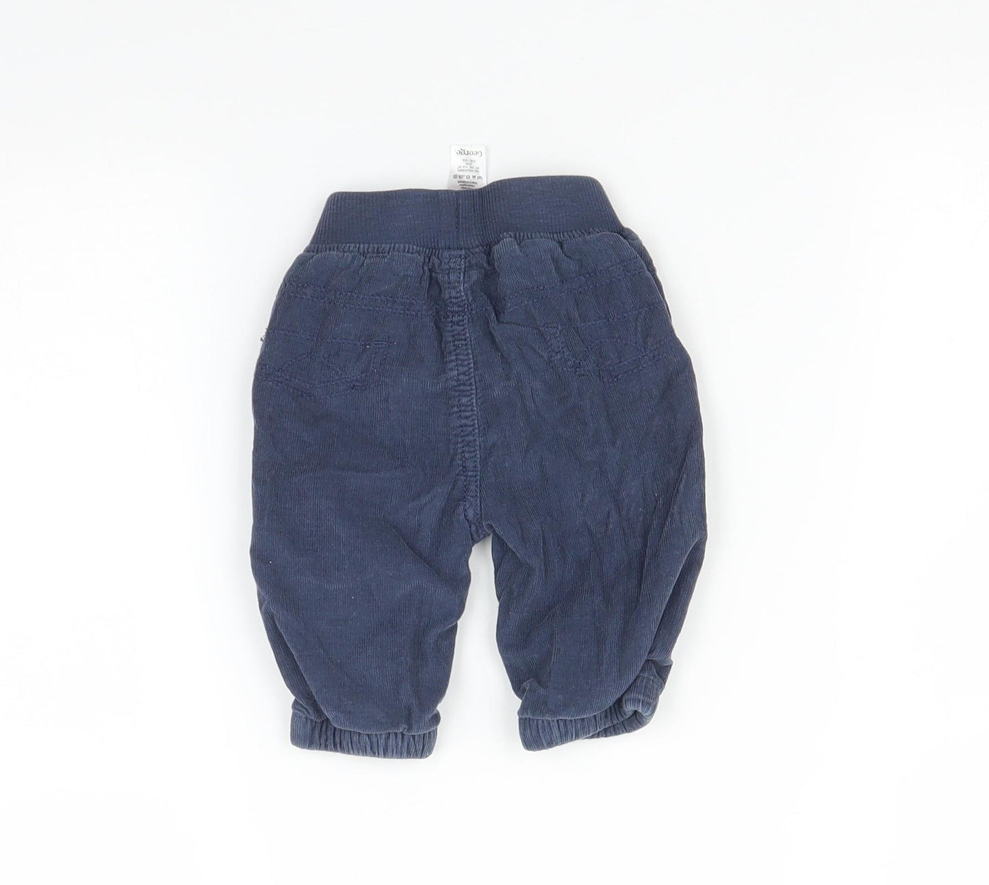 George Baby Blue   Jogger Trousers Size 0-3 Months