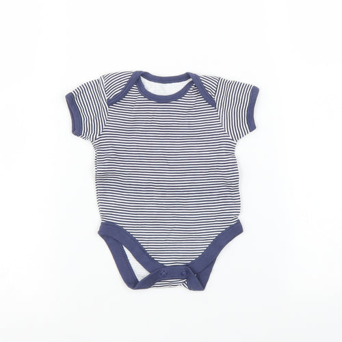 George Baby Multicoloured Striped  Romper One-Piece Size 0-3 Months