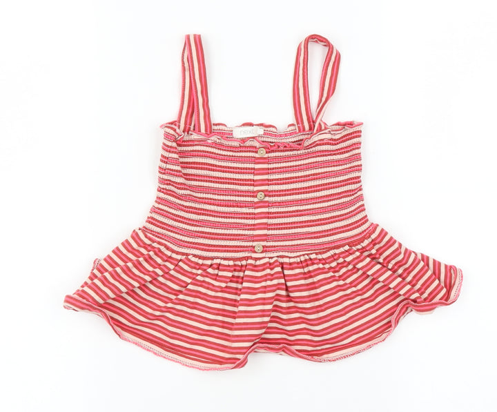 NEXT Girls Multicoloured Striped  Fit & Flare  Size 6 Years