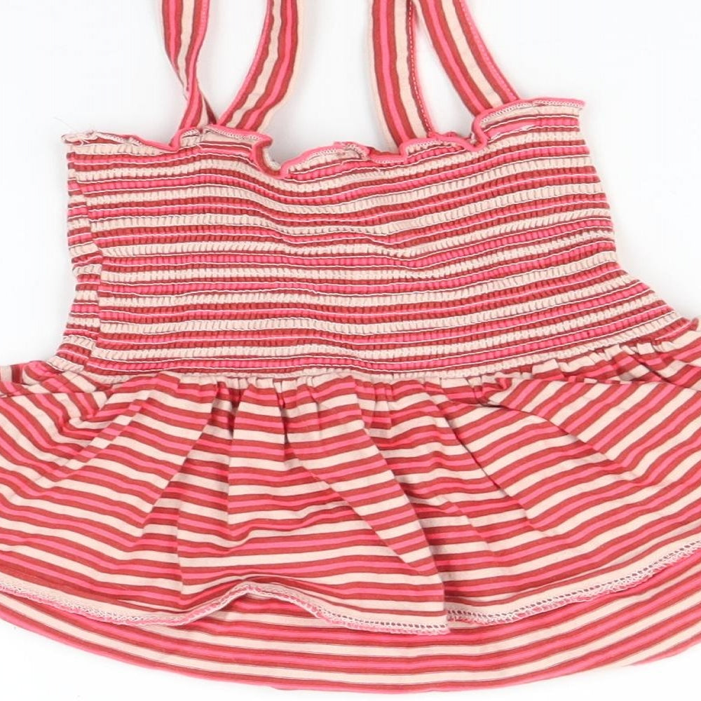 NEXT Girls Multicoloured Striped  Fit & Flare  Size 6 Years