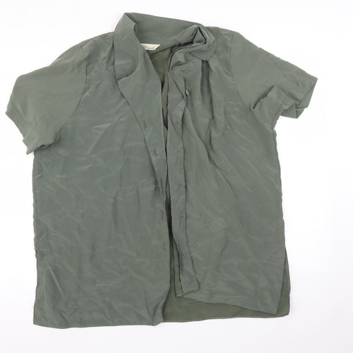 Designer Collection Womens Green    Button-Up Size 20