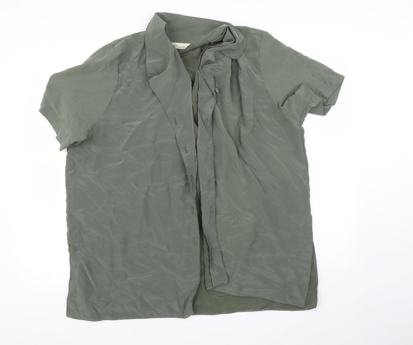 Designer Collection Womens Green    Button-Up Size 20