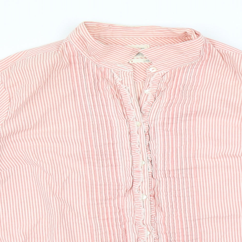 Gap Womens Multicoloured Striped  Basic Button-Up Size M