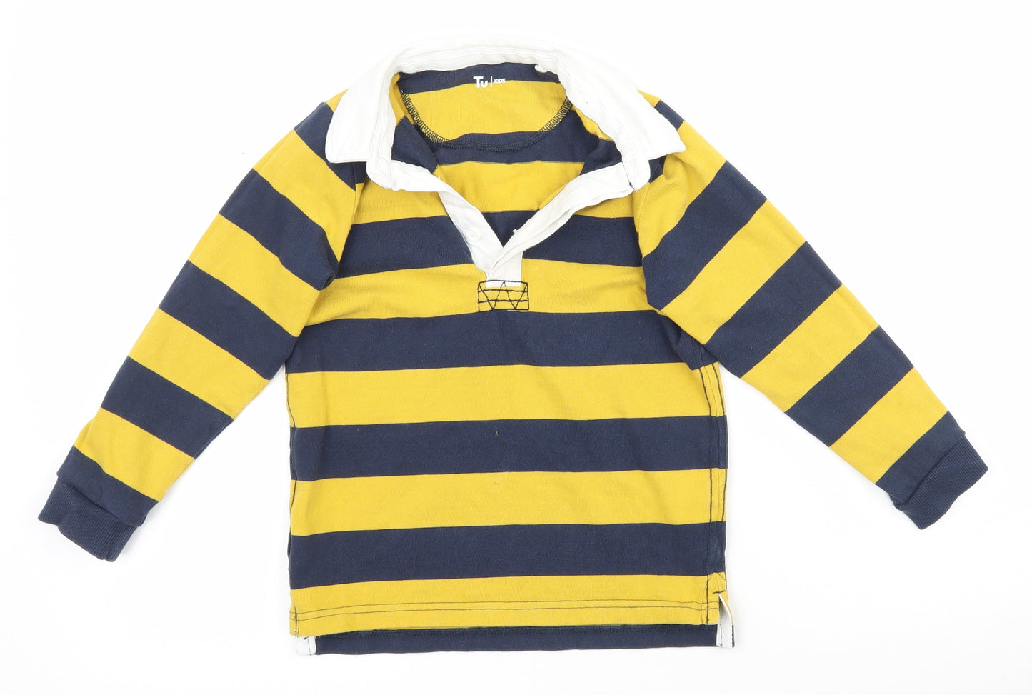 TU Boys Multicoloured Striped  Basic Polo Size 5 Years