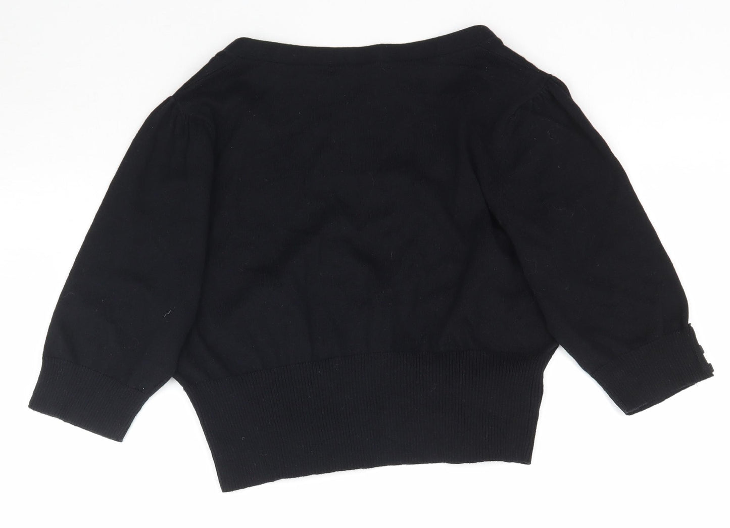 Marks and Spencer Womens Black   Cardigan Jumper Size S