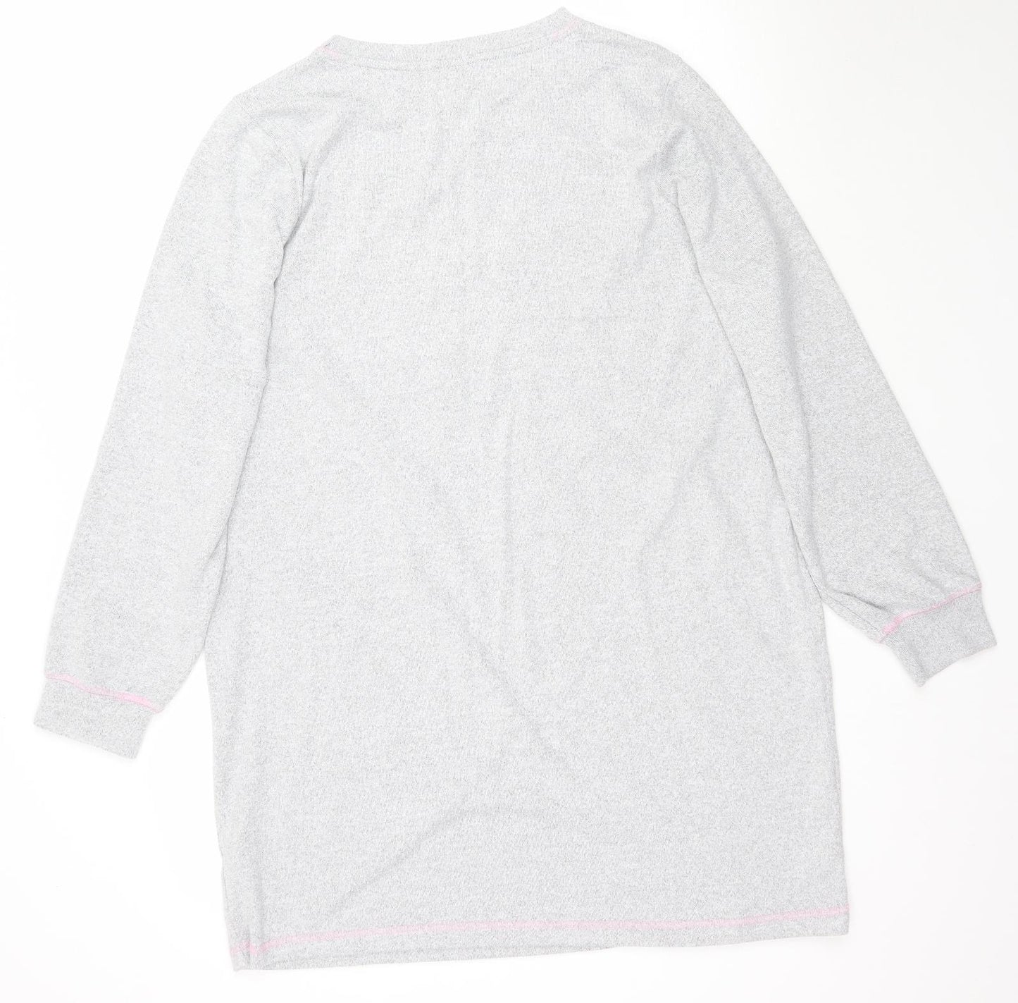 George Womens Grey Solid  Top Pyjama Top Size 16  - Disney Minnie Mouse