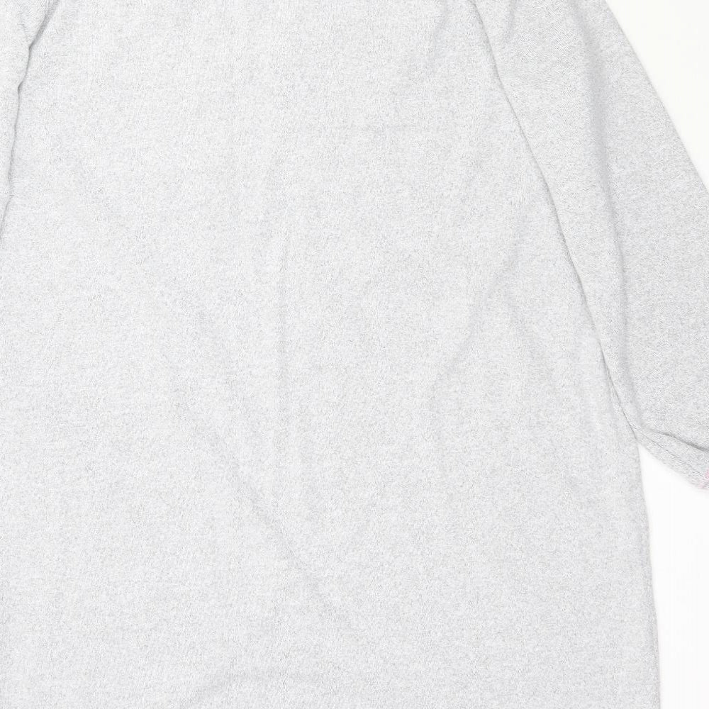 George Womens Grey Solid  Top Pyjama Top Size 16  - Disney Minnie Mouse
