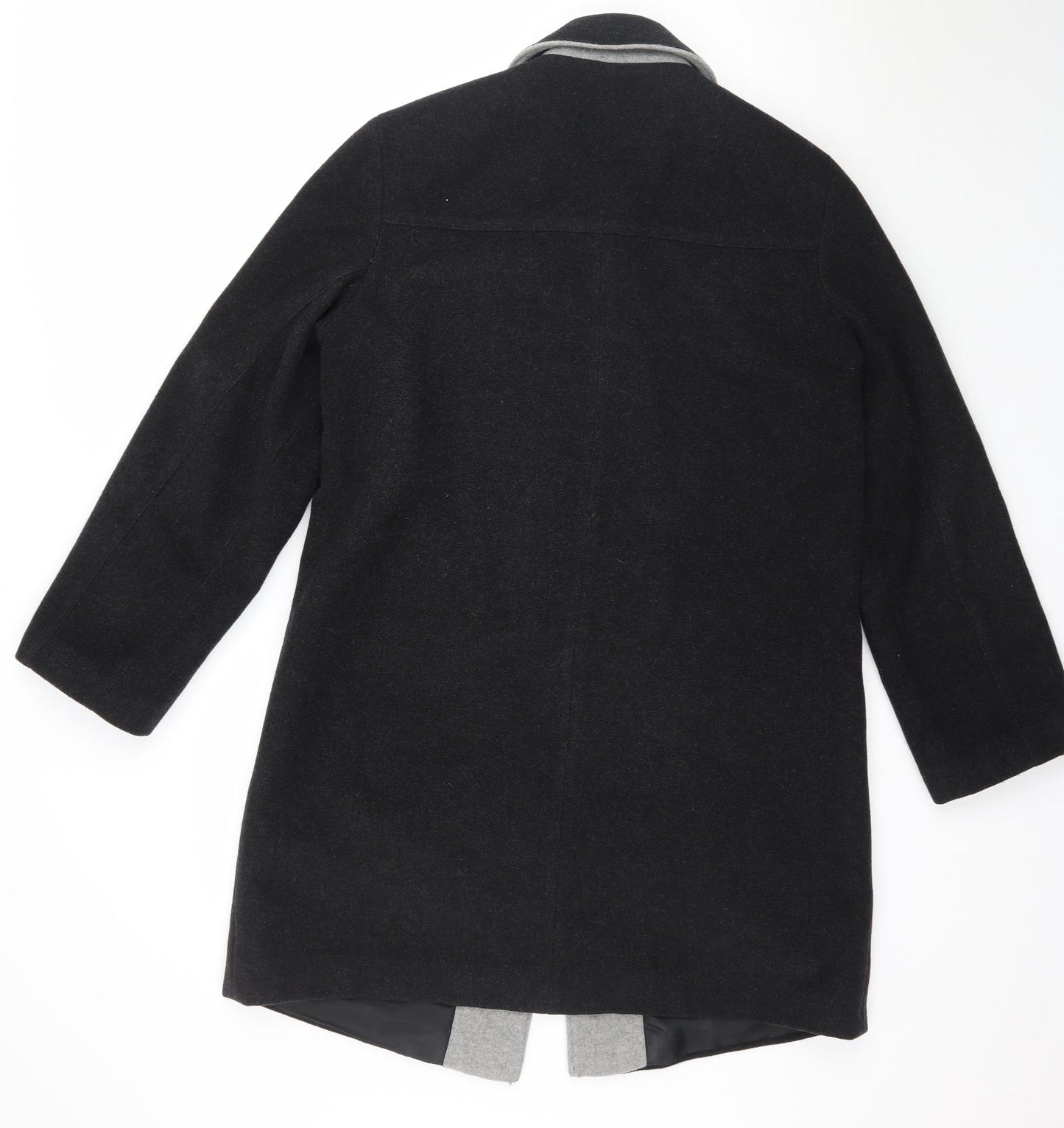 BHS Womens Black   Overcoat Coat Size 10