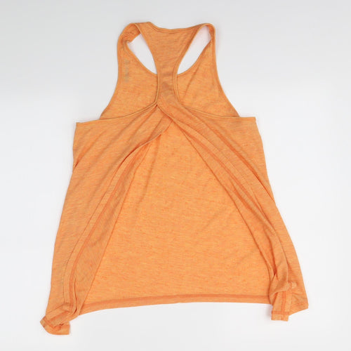 Reebok Womens Orange   Basic Tank Size S  - Open Back