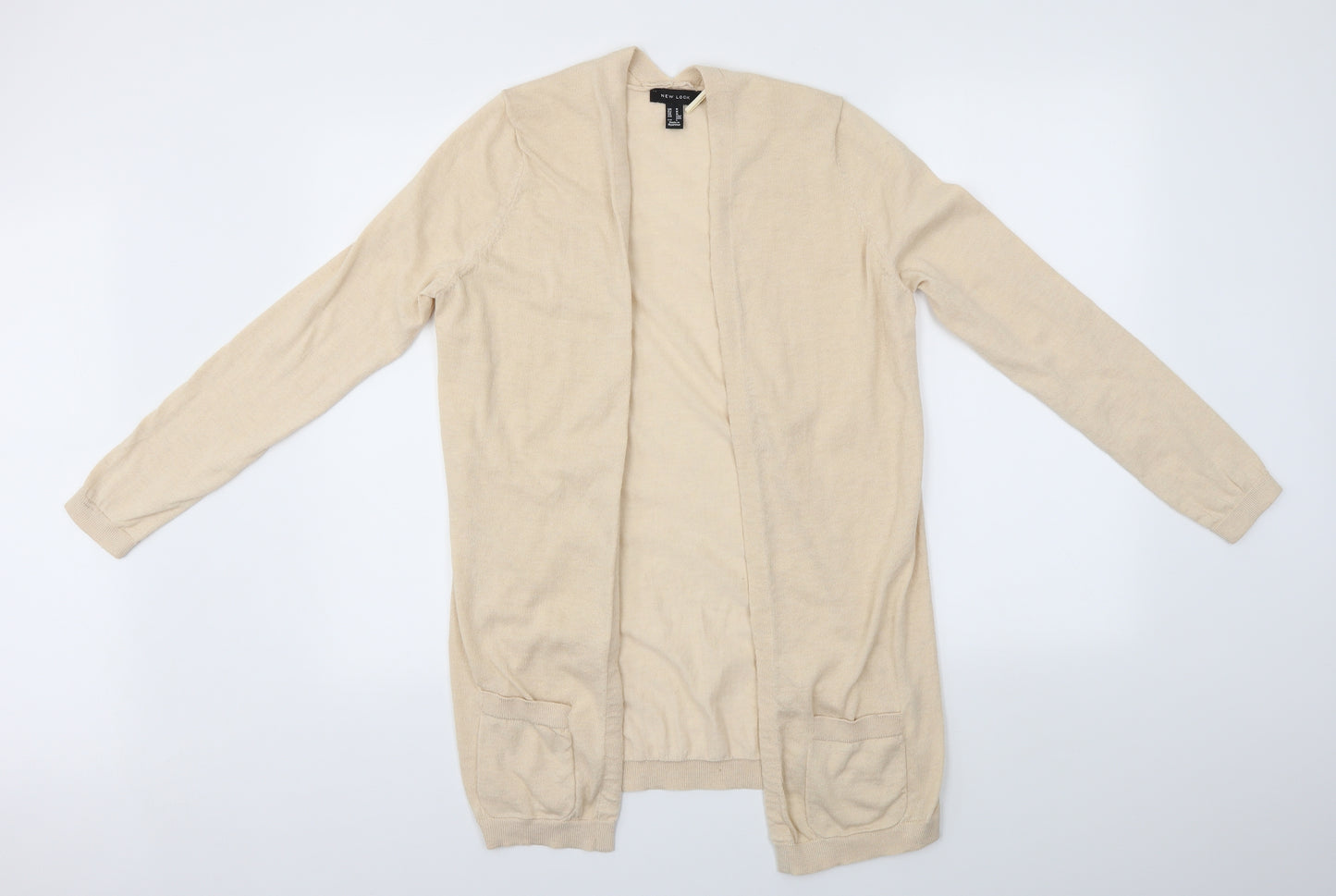 New Look Womens Beige   Cardigan Jumper Size M