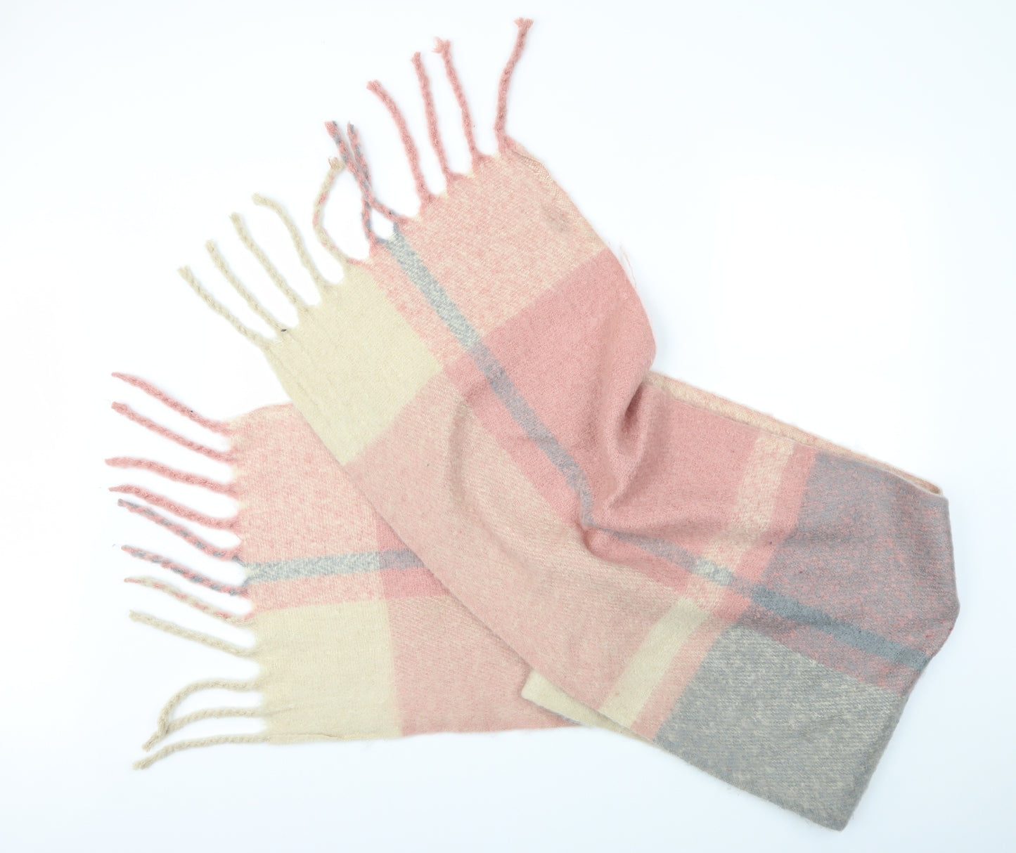 Preworn Womens Multicoloured Striped Knit  Scarf