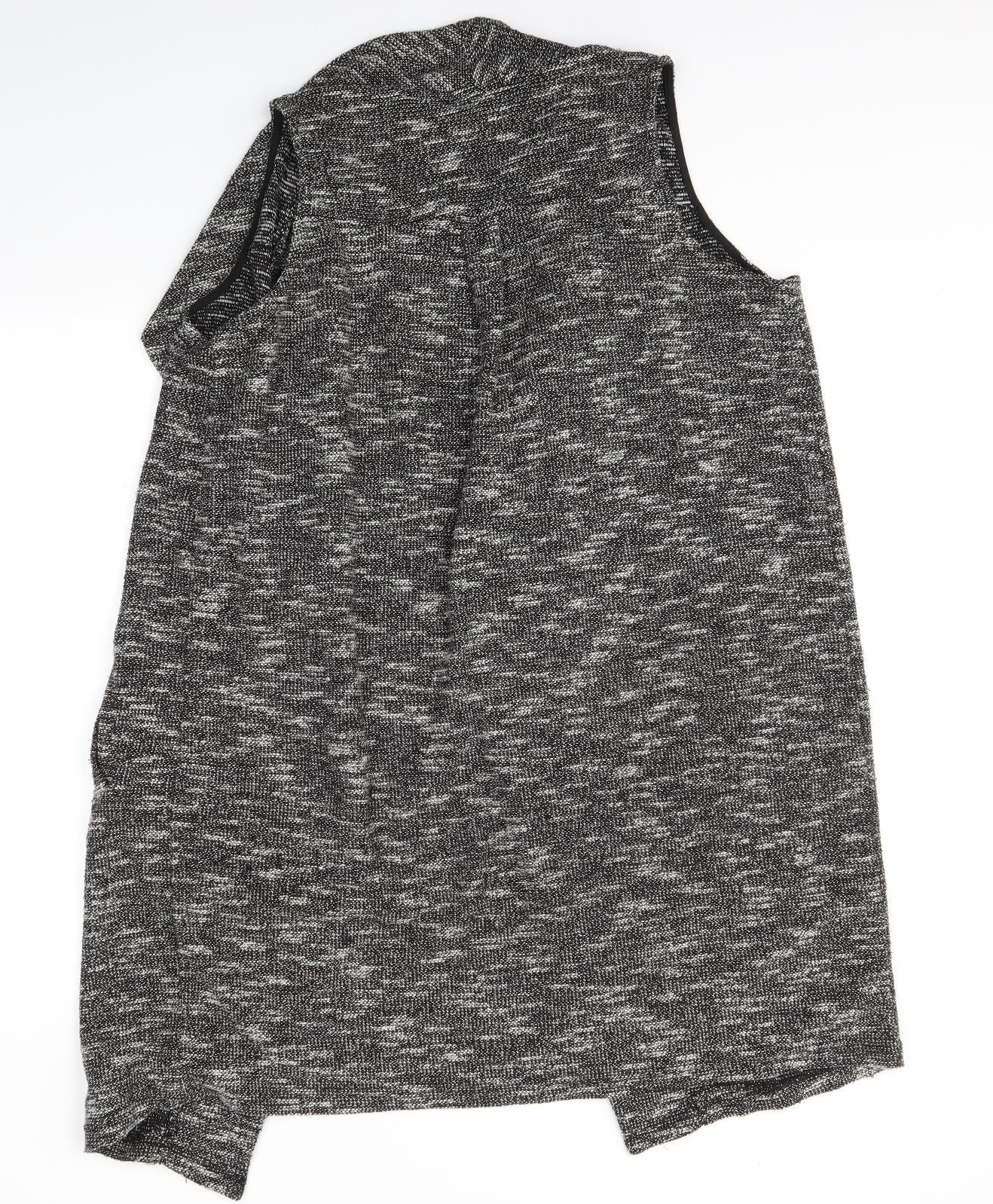 F&F Womens Grey  Knit Cardigan Jumper Size 16