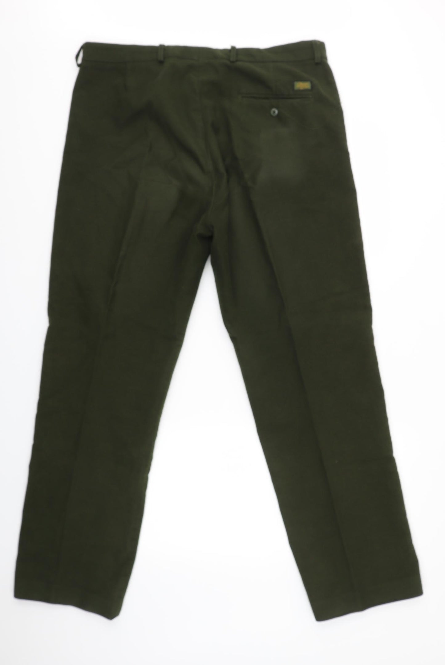 Regents View Mens Green   Dress Pants Trousers Size 38 in L31 in - Moleskin