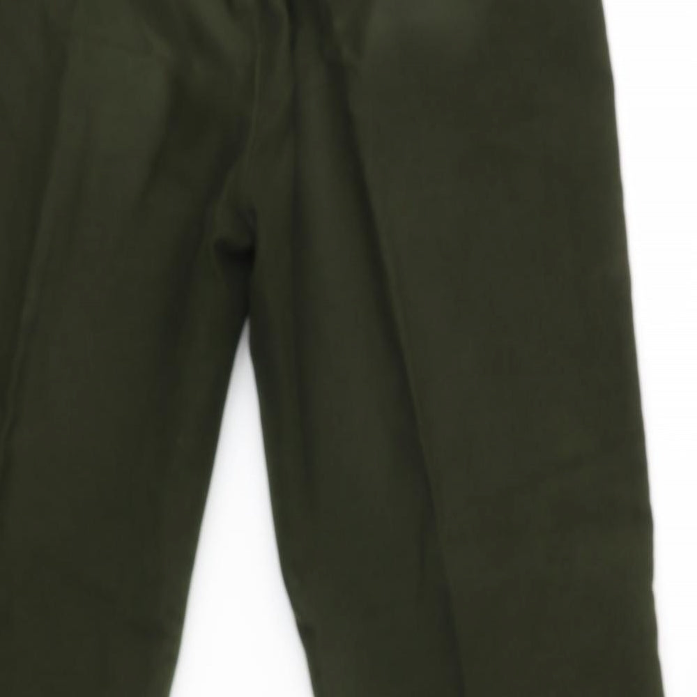 Regents View Mens Green   Dress Pants Trousers Size 38 in L31 in - Moleskin