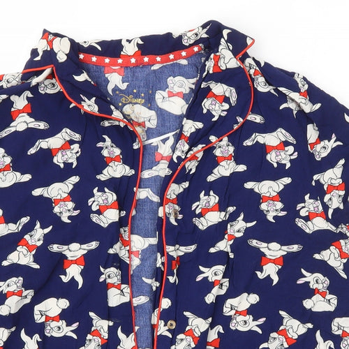 Primark Womens Multicoloured Solid  Top Pyjama Top Size 6  - Disney
