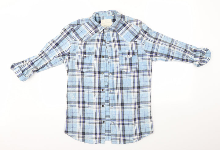 River Island Mens Multicoloured Check   Button-Up Size S