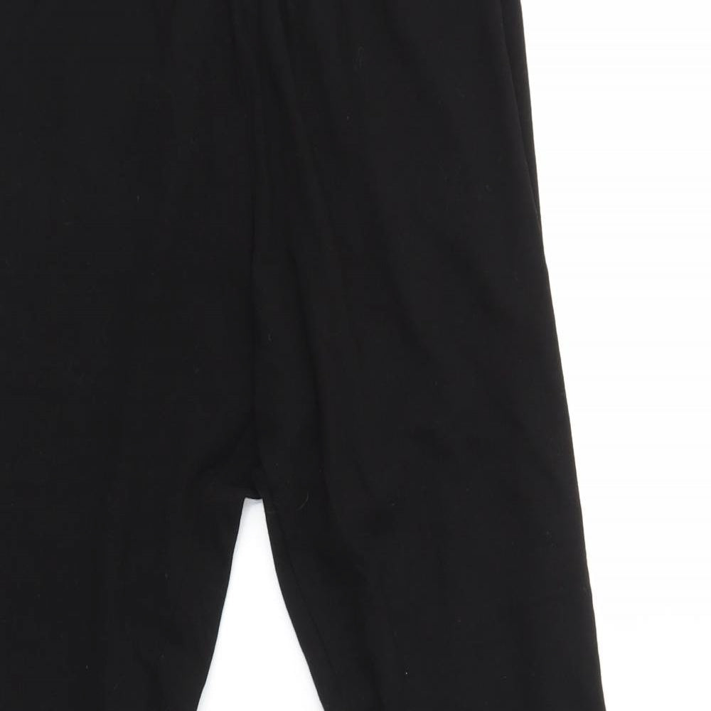 ESMARA Womens Black   Sweatpants Trousers Size 14 L25 in