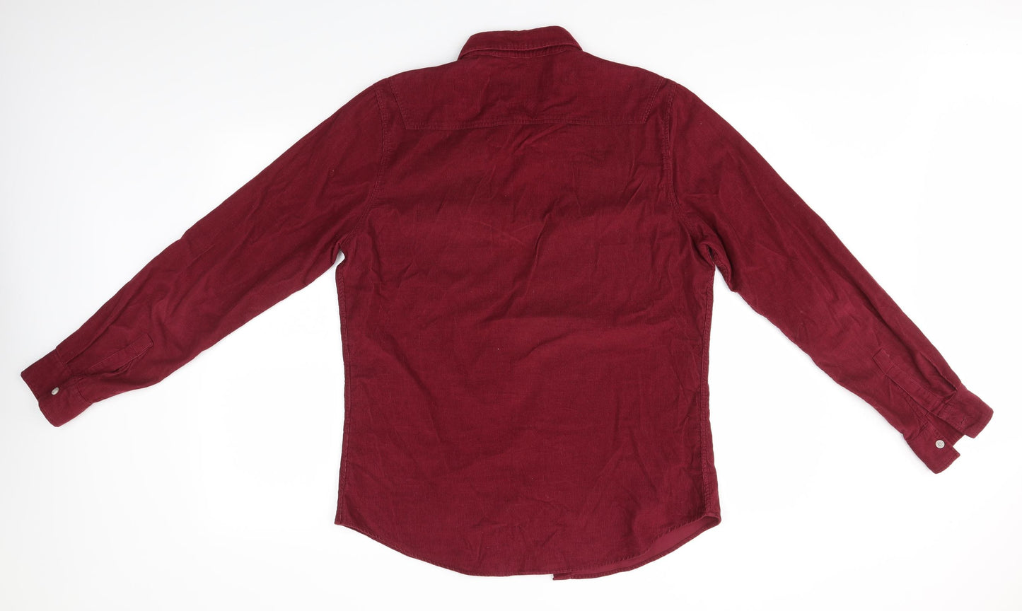 Topman Mens Red    Button-Up Size M