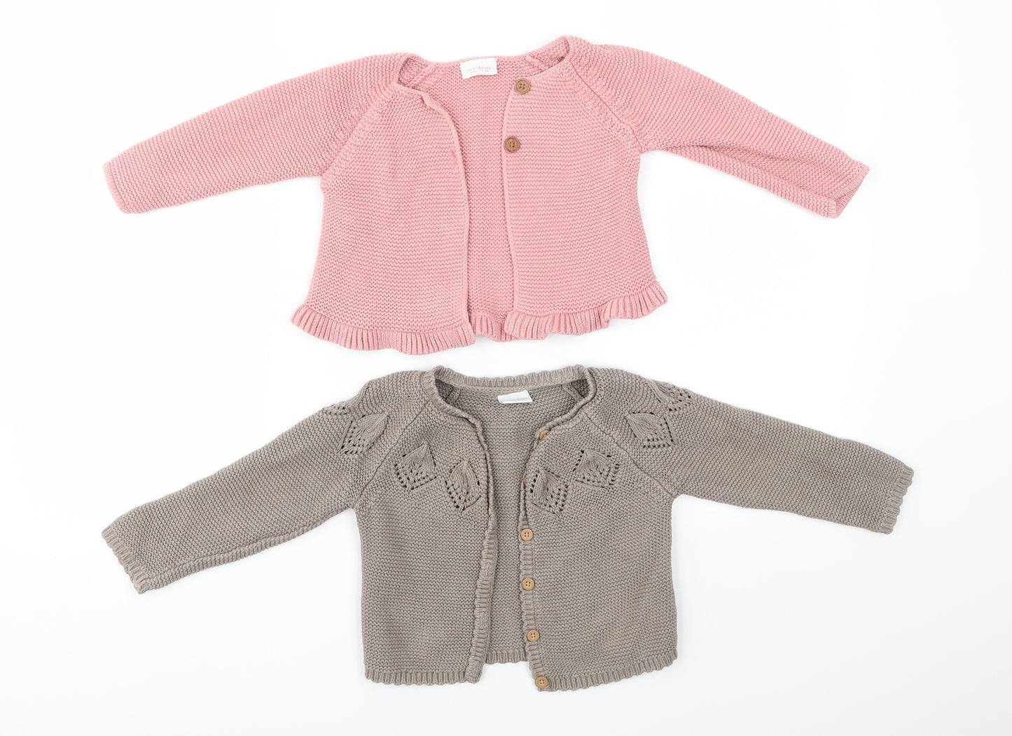 NEXT Girls Multicoloured  Knit Cardigan Jumper Size 12-18 Months