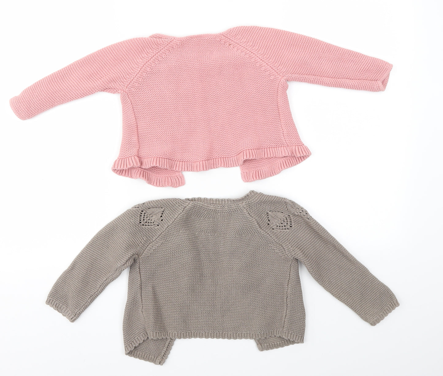 NEXT Girls Multicoloured  Knit Cardigan Jumper Size 12-18 Months