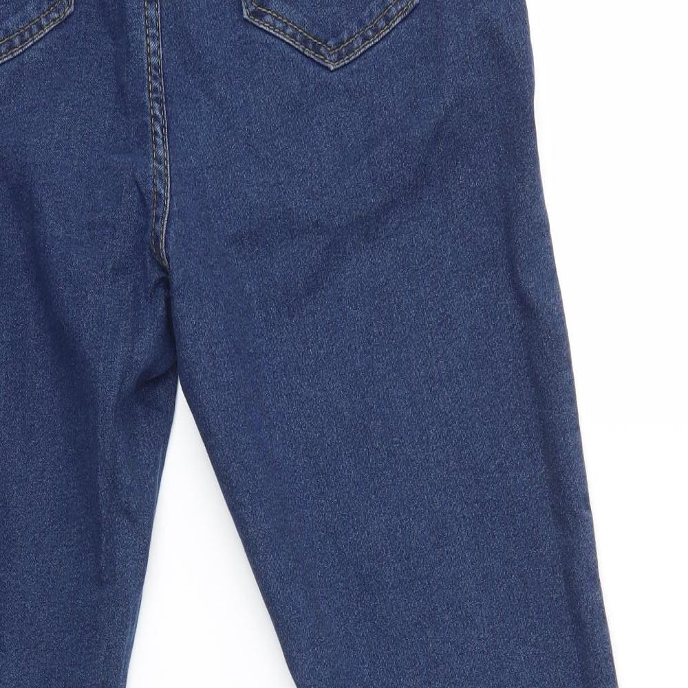 Boohoo Womens Blue   Skinny Jeans Size 14 L26 in