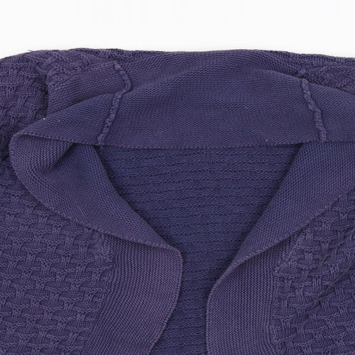 Gap Womens Purple Argyle/Diamond  Cardigan Jumper Size XL