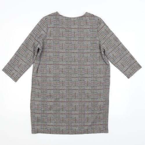 TU Womens Multicoloured Check  Pullover Jumper Size 14
