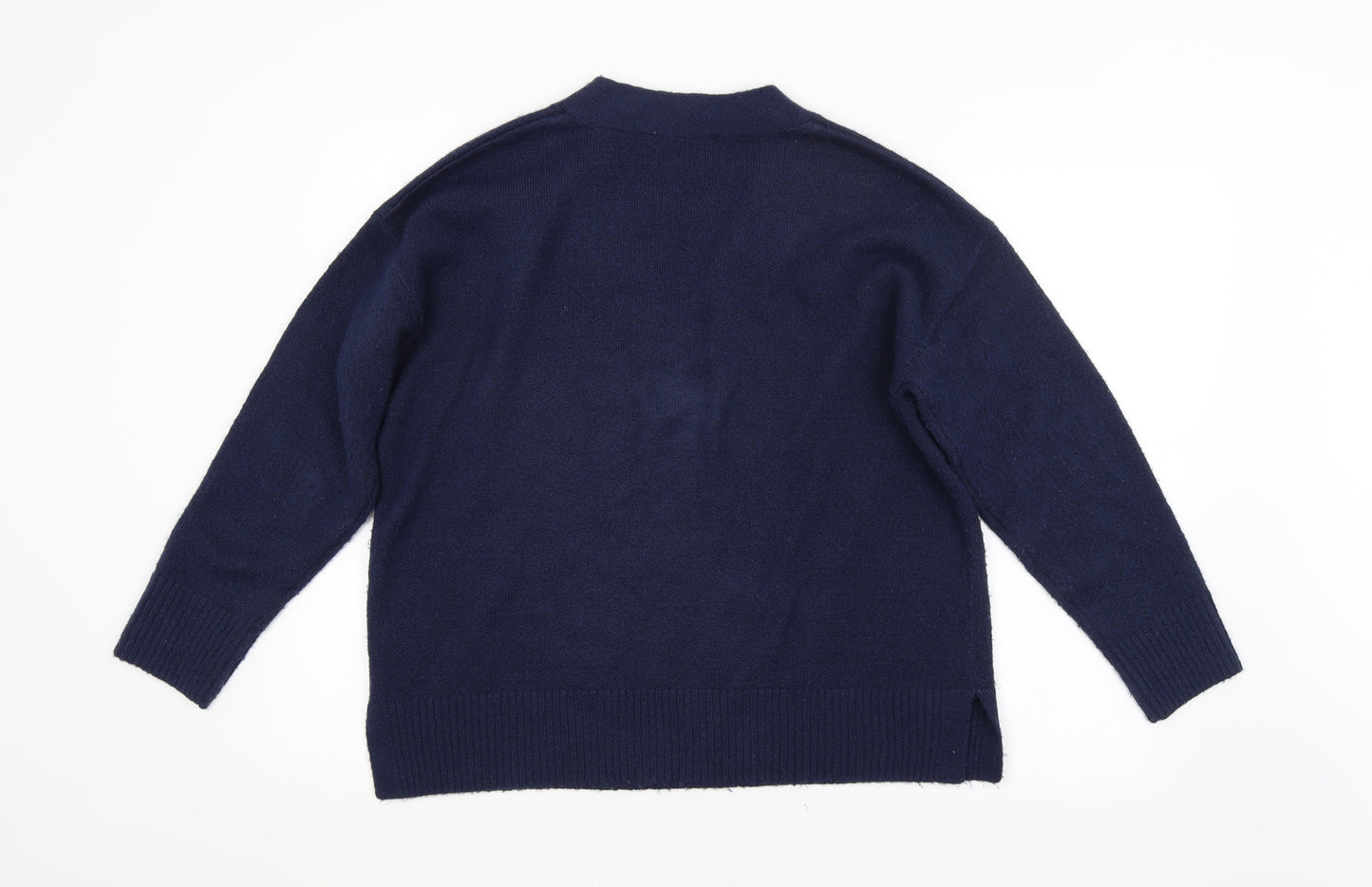 Nutmeg Womens Blue   Pullover Jumper Size 14