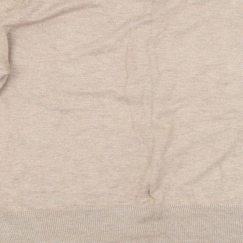 M&S Womens Brown   Cardigan Jumper