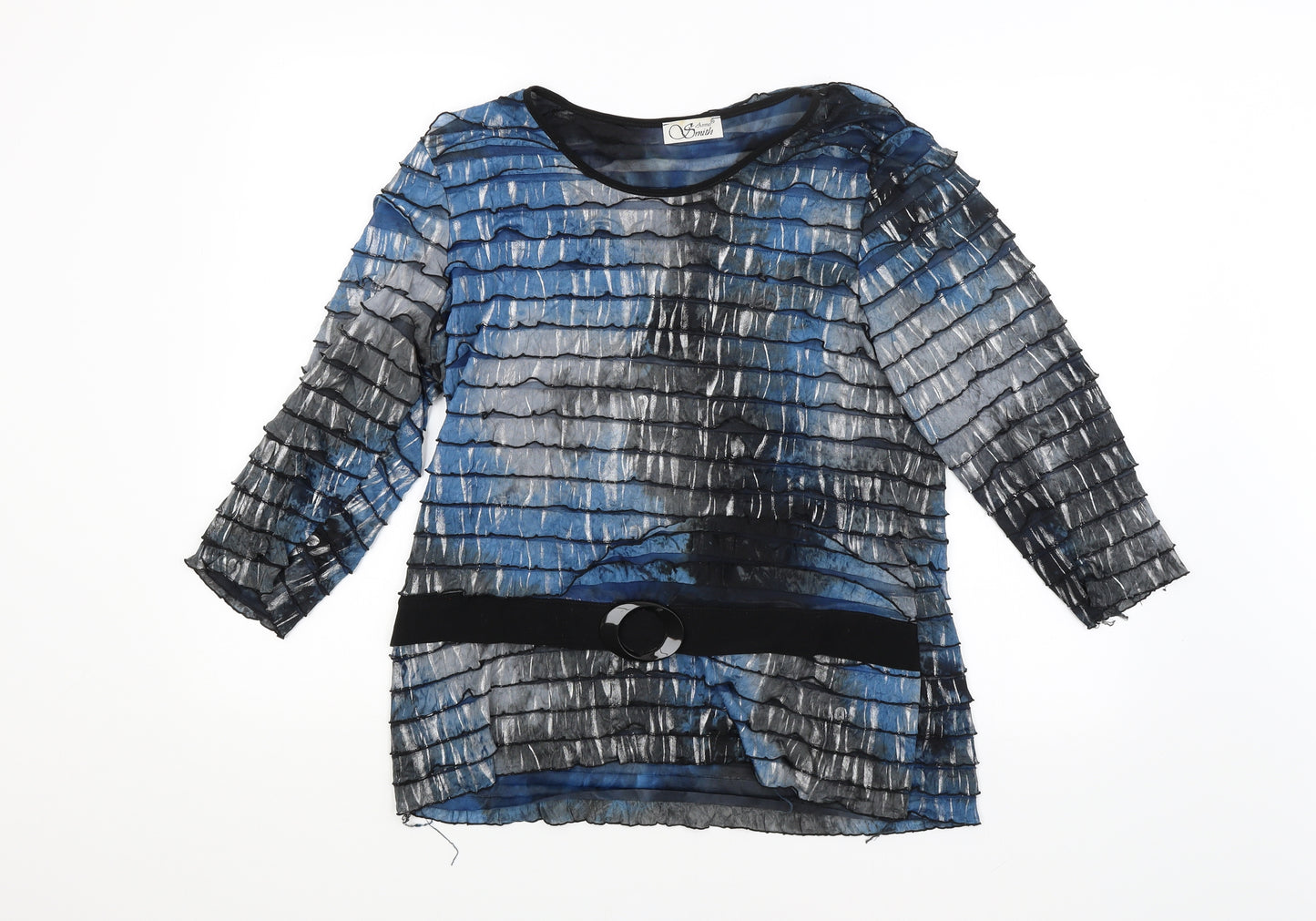 ANNE SMITH Womens Multicoloured   Basic Blouse Size 18