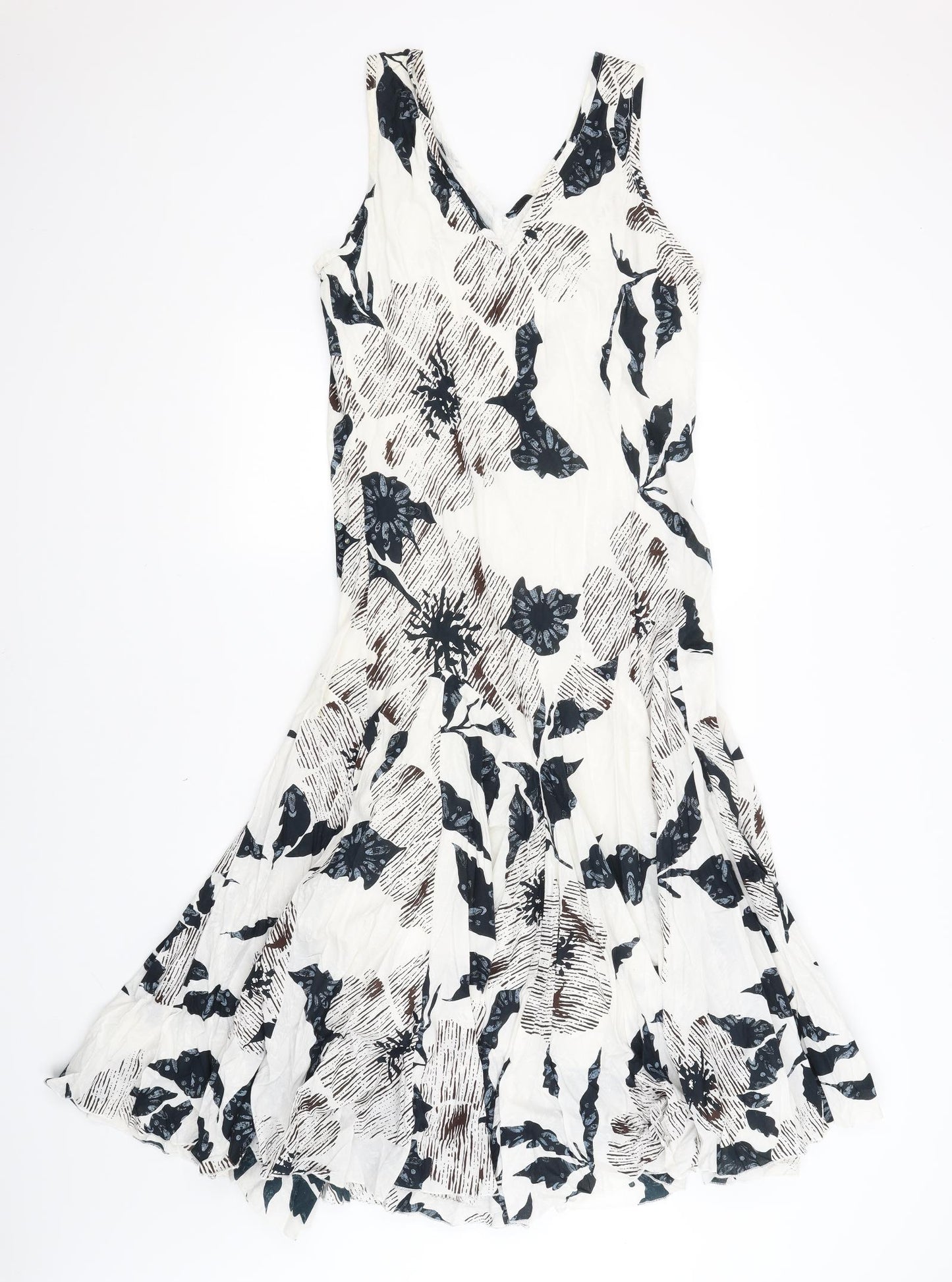 Preworn Womens White   A-Line  Size 16