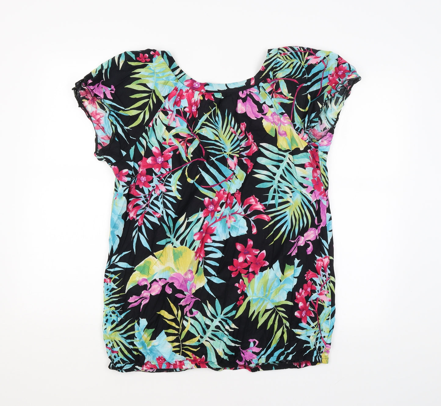 Preworn Womens Multicoloured Floral  Basic Blouse Size 18
