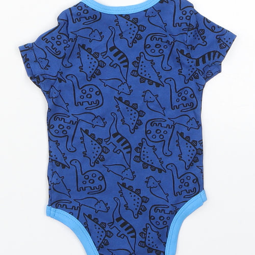 Pep&Co Boys Blue   Babygrow One-Piece Size 0-3 Months  - A-Roar-Able