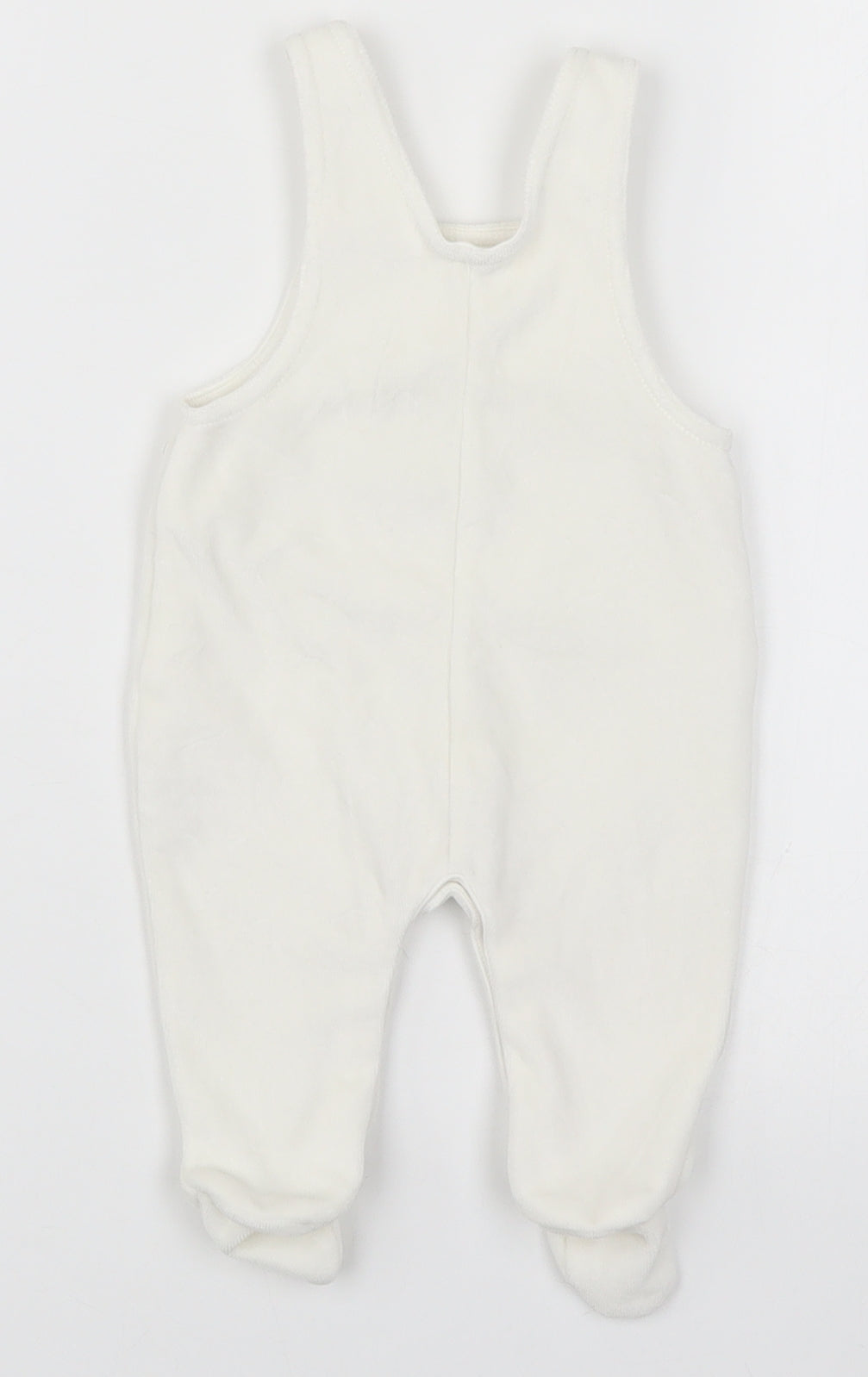 George Baby White   Romper One-Piece Size 0-3 Months  - Rabbit