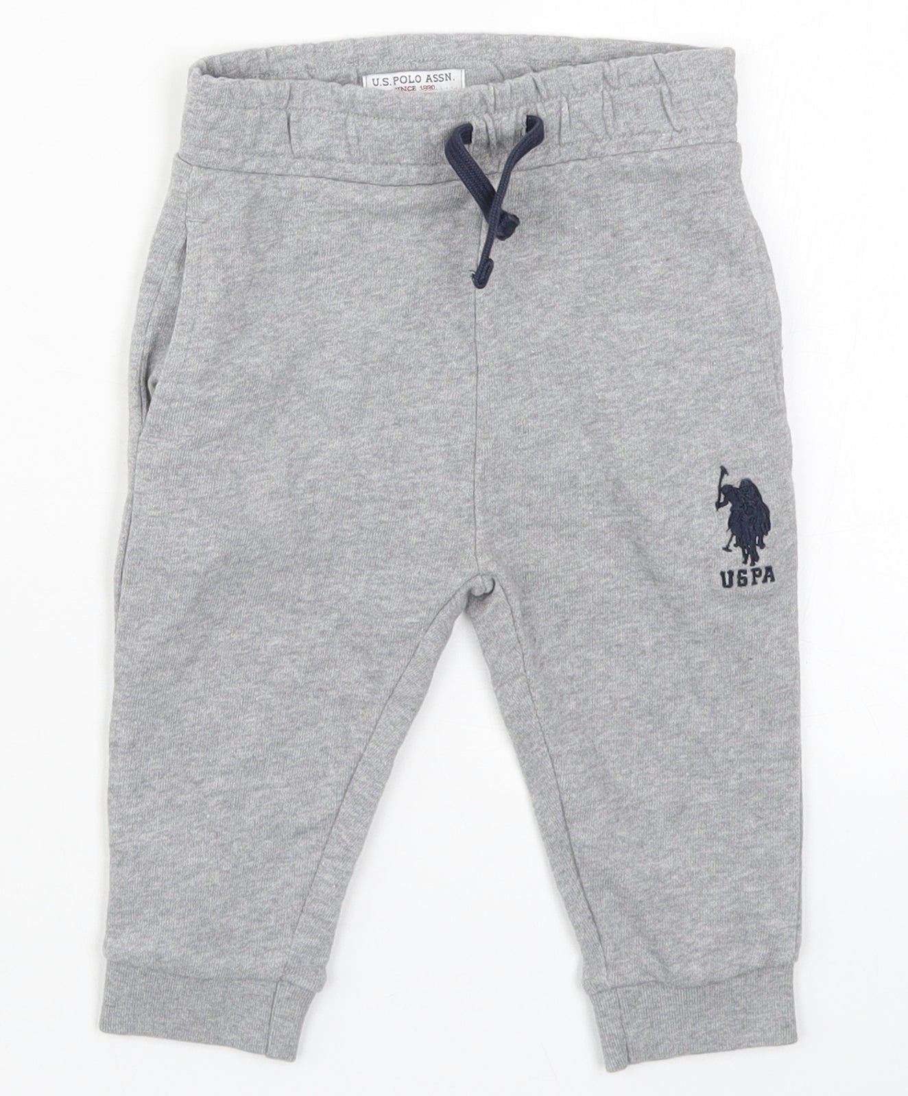 US Polo Assn. Boys Grey   Sweatpants Trousers Size 9-12 Months