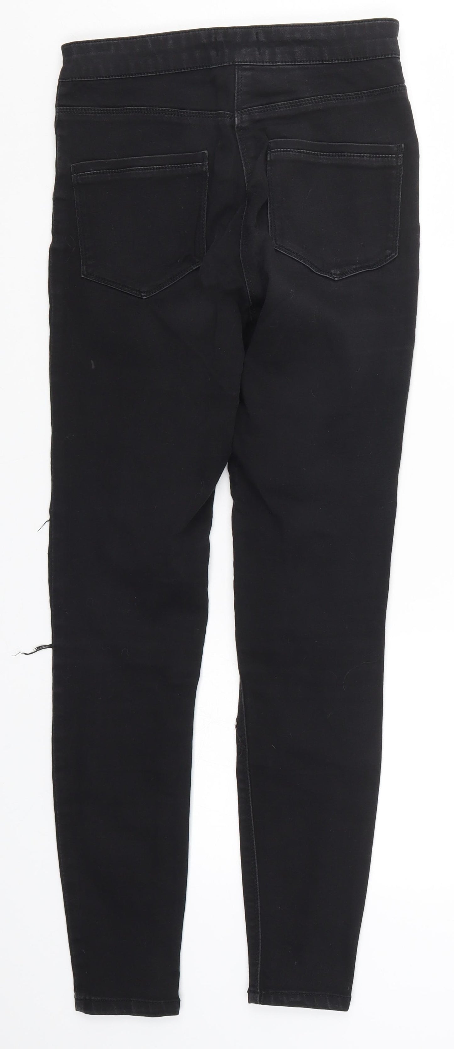 Matalan Womens Black  Denim Skinny Jeans Size 8 L27 in