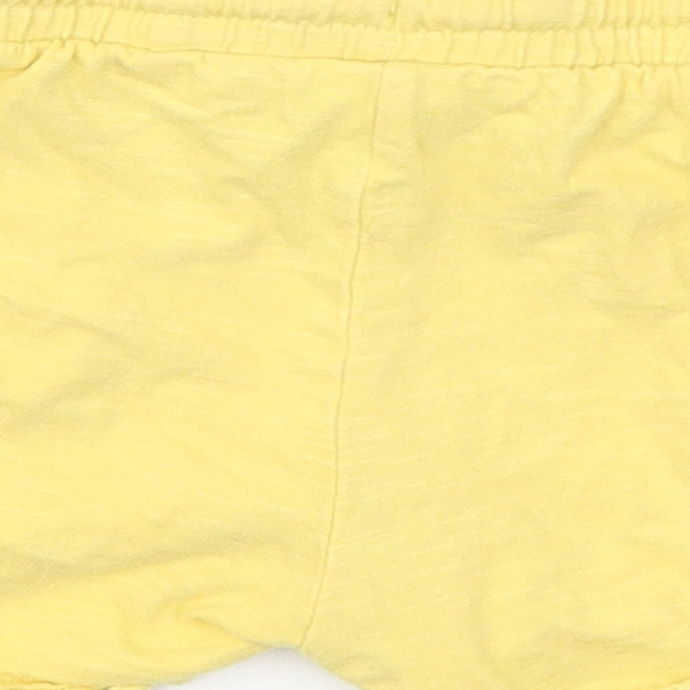 F&F Girls Yellow   Sweat Shorts Size 2-3 Years