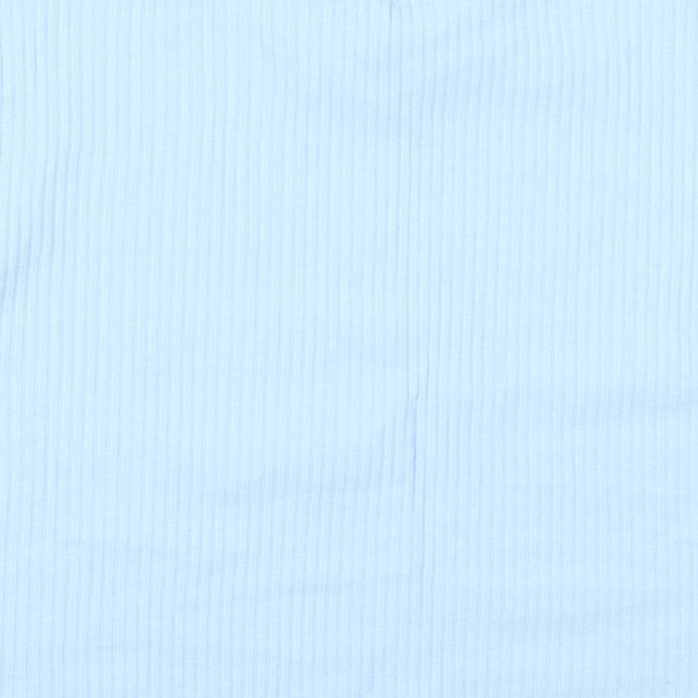SheIn Womens Blue   Cropped T-Shirt Size 12